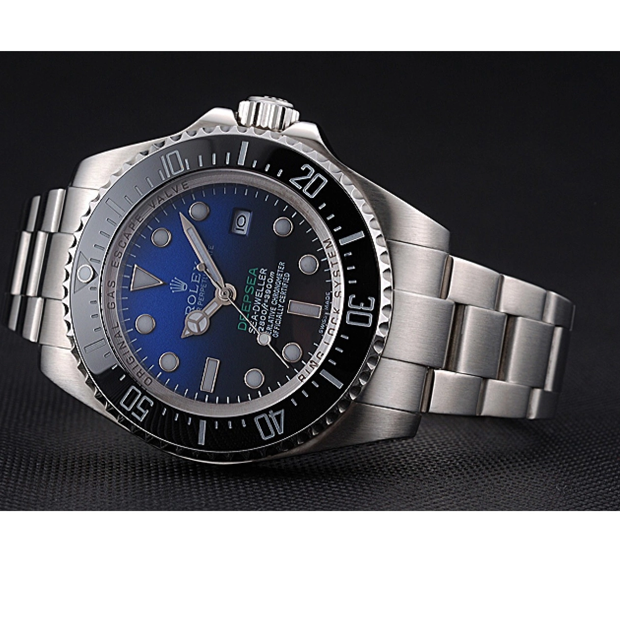 MiroTime 0809 Swiss Deepsea Dweller James Cameron Black Dial Stainless Steel Case And Bracelet 622847